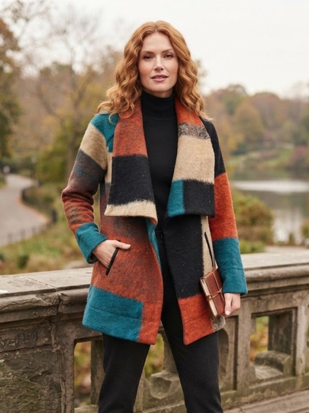Anthropologie Luii Womens Medium Southwestern Fall Cardigan Jacket Autumnal Warm